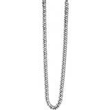 Fred Bennett Stainless Steel Curb Necklace - Silver