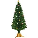 5ft pre lit christmas tree Homcom Pre-Lit Fibre Optic Artificial Christmas Tree 152.4cm
