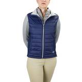 Silver - Women Vests OEQ Lexi Puffer Ladies Vest Navy/Silver Navy/Silver