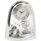Rhythm Clocks Rhythm Silver Astrological Mantel with Pendulum Table Clock