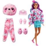 Animals - Fashion Dolls Dolls & Doll Houses Mattel Barbie Cutie Reveal Fantasy Series Doll with Sloth Plush Costume & 10 Surprises