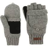 Grey Mittens Barts Haakon Boys Fingerless Gloves