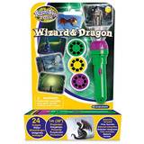 Brainstorm Science Experiment Kits Brainstorm Toys Wizard and Dragon Children's Flashlight and Projector Toy Set, 4 Pieces