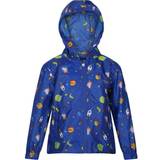 Multicoloured Rainwear Regatta Childrens/Kids Peppa Pig Cosmic Packaway Raincoat (18-24 Months) (Surf Spray)