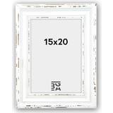 Zep Interior Details Zep SY968W Rivoli Wooden Picture Frame, Wood, Vintage Look, White, 15 x 20 cm Photo Frame