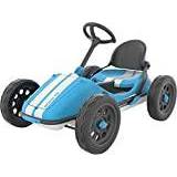 Fishes Pedal Cars Chillafish Blue Monzi Rs Kids Foldable Pedal Go-Kart with Airless Ruberskin Tires, Medium