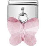 Nomination Jewellery Nomination Composable Classic Link Butterfly Charm - Silver/Pink