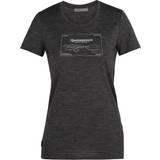 Icebreaker Women's Merino Tech Lite Low Crew T-shirt - Queenstown/Jet Heather