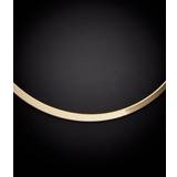 Italian Gold Herringbone Chain Necklace - Gold