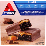 Atkins Snack Caramel Double Chocolate Crunch Bar 44g 5 pcs