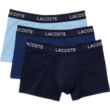 Lacoste Polyester Underwear Lacoste Microfiber Trunk 3-pack - Navy Blue/Blue