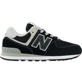 New Balance 12 Trainers New Balance Little Kid's 574 Core - Black with White
