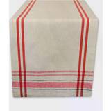 Design Imports Chambray Tablecloth Red (274.32x35.56cm)