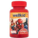 Zink Fatty Acids Vitabiotics WellKid Marvel Vitamin D & Omega-3 Orange 50 pcs