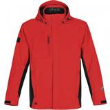 Stormtech Mens Atmosphere 3-in-1 Performance Jacket (Waterproof & Breathable) (2XL) (Red/ Black)