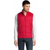 Sol's Warm Quilted Bodywarmer Unisex - Red