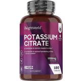 WeightWorld Potassium Citrate 1000mg 180 Tablets Natural Potassium Supplement For Normal Muscles Function