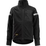 Elastic Cuffs Fleece Jackets Children's Clothing Snickers Workwear Junior 7507 AllroundWork Windproof Jacket - Black