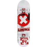 Red Complete Skateboards Rampage Glitch Delete 8"