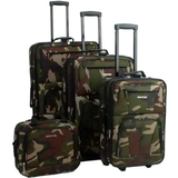 Outer Compartments Suitcase Sets Rockland Journey - Set of 4