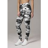 Urban Classics Women Trousers & Shorts Urban Classics Women's Camouflage Leggings Comfortable Sport Pants, Stretchy Workout Trousers with Military Print, Regular Skinny Fit, Wood Camo