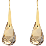 Brown Earrings Swarovski Energic Stud Earrings - Gold/Brown