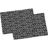 Marimekko Pikkuinen Unikko Pillow Case Black (76.2x50.8cm)