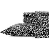 Marimekko Pikkuinen Unikko Bed Sheet Black (243.84x205.74cm)