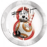 Disney Star Wars Bb-8 Roll With It Paper Plates 23Cm Children's Toys & Birthday Present Ideas Party Supplies New & In Stock at PoundToy