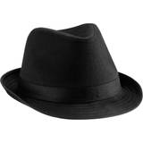 Beechfield Unisex Fedora Hat - Black
