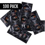EXS Condoms Black Latex Condoms Pack of 100 Black Colour Condoms