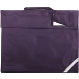 Quadra Junior Book Bag 5 Litres (Pack of 2) (One Size) (Purple)