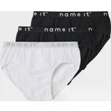 Black Knickers Children's Clothing Name It NOOS 3-pak underpants 110-116