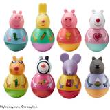 Peppa Pig Figurines Peppa Pig Weebles Figures, chunky moulded figures, first toy, preschool imaginative play