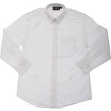 White Shirts Children's Clothing Universal Textiles Boy's Long Sleeved School Shirt - White