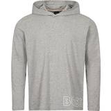 Boss Jumpers Boss Identity Hooded T-shirt - Medium Grey