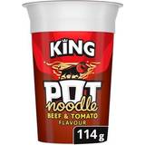 King Pot Noodle Beef & Tomato 114g