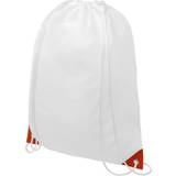Gymsacks on sale Bullet Oriole Contrast Drawstring Bag (One Size) (White/Orange)