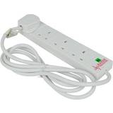Power Strips & Extension Cords Status Surge Protection Extension Socket 4 Way 2mtr