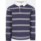 Cotton Fleece Jackets Children's Clothing Trespass Boys Keelbeg Striped Jersey (11-12 Years) (Navy)
