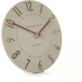 Thomas Kent Mulberry Mantel Clock, 6" Rose Gold Table Clock