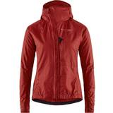 GOTS (Global Organic Textile Standard) Outerwear Klättermusen Women's Ansur Hooded Wind Jacket - Rose Red