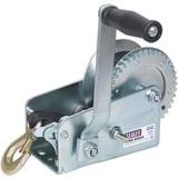 Vehicle Cargo Carriers Sealey GWW2000M Geared Hand Winch 900kg Capacity with Webbing Strap