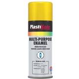Yellow Spray Paints Plasti-Kote Multi Purpose Enamel Spray Paint Gloss Yellow 400ml