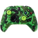 Slowmoose Xbox One S Slim Silicone Controller Case With Thumb Sticks - Green