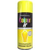 Rapide Paint Factory Colour It Primer Spray Paintl Sunshine Yellow Gloss Finish 400ml