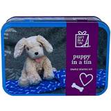 Fabric Crafts Puppy In A Tin