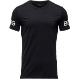 Björn Borg Sportswear Garment T-shirts & Tank Tops Björn Borg Borg Light T- shirt - Black Beauty