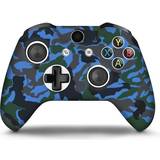 Xbox Series S Controller Add-ons Slowmoose Xbox One S Silicone Controller Case - Camo Blue