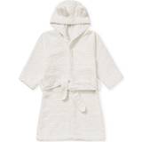 Cotton Dressing Gowns Cam Cam Copenhagen Hooded Bathrobe - Off White